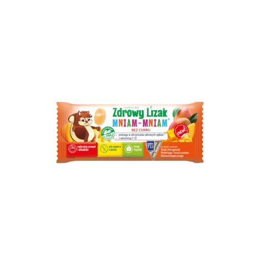 Lizak Mniam-Mniam o smaku mango bez cukru 6g Starpharma
